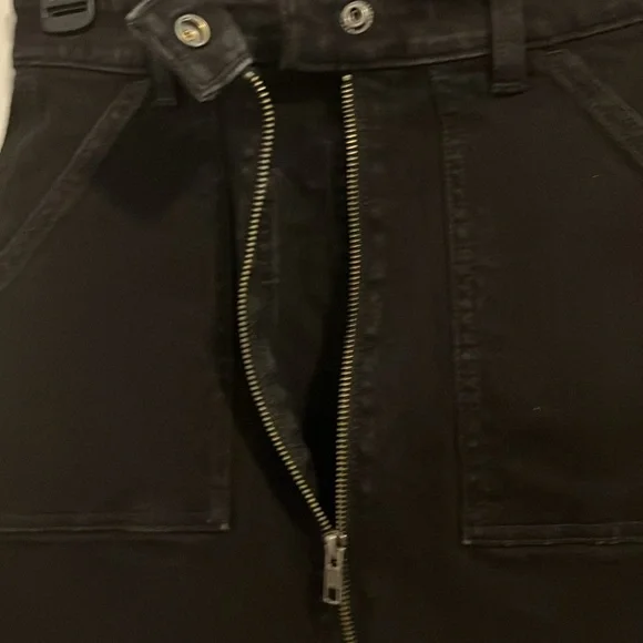 Madewell Black Denim Mini Skirt - Picture 3 of 9